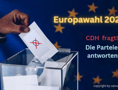 Europawahl 2024 – die CDH fragt –die Parteien antworten