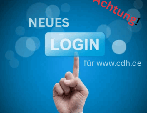 Neue Zugangsdaten für CDH-Internetseiten ab 6. Januar 2025 